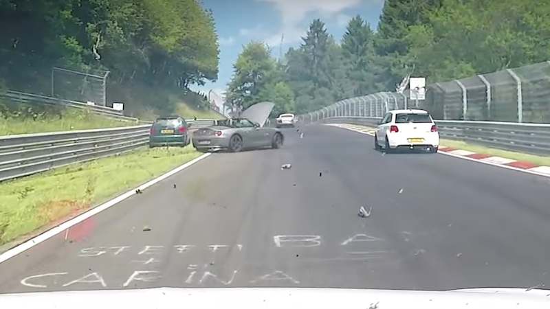 10 reportedly injured in crashes on the Nurburgring
